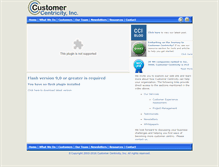 Tablet Screenshot of customercentricity.biz